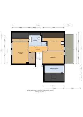 Floorplan - Torenvalk 61, 3752 SJ Bunschoten-Spakenburg
